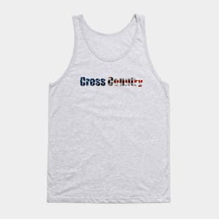 American Flag Cross Country Tank Top